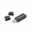 Micro USB OTG To USB 2.0 Micro SD/Adapter SD Card Reader With Standard USB Male^