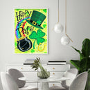 Full Round Diamond Painting Happy ST Pats DIY Rhinestone Wall Picture Craft
