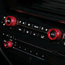Aluminum AC Climate Control and Radio Volume Knob Ring Covers for 2014/2015