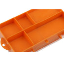 Double Side Fishing Lure Hooks Tackle Box Storage Case 9 Compartments Holder