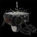 1X Waterproof Motorcycle 12VGPS Cigarette Lighter Socket Charger Dual USB Power