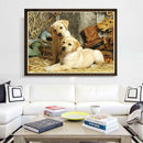 5D DIY Full Drill Diamond Painting Dogs Cross Stitch Embroidery Mosaic Kit