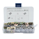 80pcs No.8 U Type Nuts Car Clip U Nuts+ 80pcs M4x12 Self Tapping Screws
