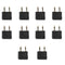 10PieceAirline Airplane Flight 3.5mm Headphones Audio Adapter Golden Plated