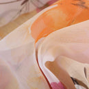 Colorful Butterlfly Offset Printing Burnt-out Curtain Sheer Organdy Panel