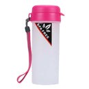 Purple Sports Water with Handle Drinking Bottle for Running Camping Bicycle