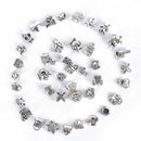 40Pc/Set Mixed Style Alloy Spacer Bead DIY Charm Bracelets Jewelry Making Gift3C