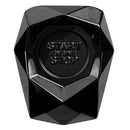 Black Metal Alloy Car Engine Start Stop Button Cover Trim Cap Auto Decorative