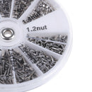600Pcs Tiny Screws Nut + Screwdriver Watch Eyeglass Glasses Repair Tool Set  M&E