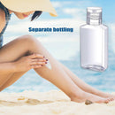 50pcs 30ml Plastic Portable Clear Empty Bottles Refillable Sanitizer Containers
