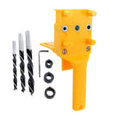 Durable Handheld Self Centering Dowel Jig with Drill Bit/Wrench/Dowel Pin