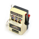 Mini Slot Machine Game Flashing Key Chains Lucky Charm Key Chain JR FT