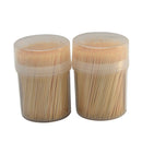 1000pcs Party Toothpick Restaurant Stick Bamboo Double Head Cylindrical Boxed