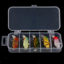 Grasshopper Fishing Lures Artificial Insect Shape Hard Baits Set Tackle Box