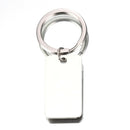 Family Gift "DNA Doesn't Make You Family Love Does"Stainless Steel Key chain- OZ