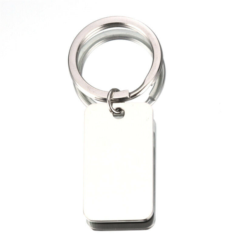 Family Gift "DNA Doesn't Make You Family Love Does"Stainless Steel Key chain- OZ