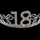 18Years Old Birthday Crown Crystal Hairband Girl Tiara Princess Head Accesso Kw