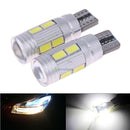 2x T10 194 W5W Canbus LED 5630 10SMD Car Side White Light Bulb Auto parking Lamp