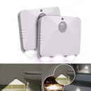 2Pcs Indoor Light Motion Sensor Wireless LED Flood Night Plastic Lights Lig P1O3