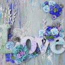 5D DIY Full Drill Diamond Painting Cross Stitch Mosaic Craft Kits (Love01)
