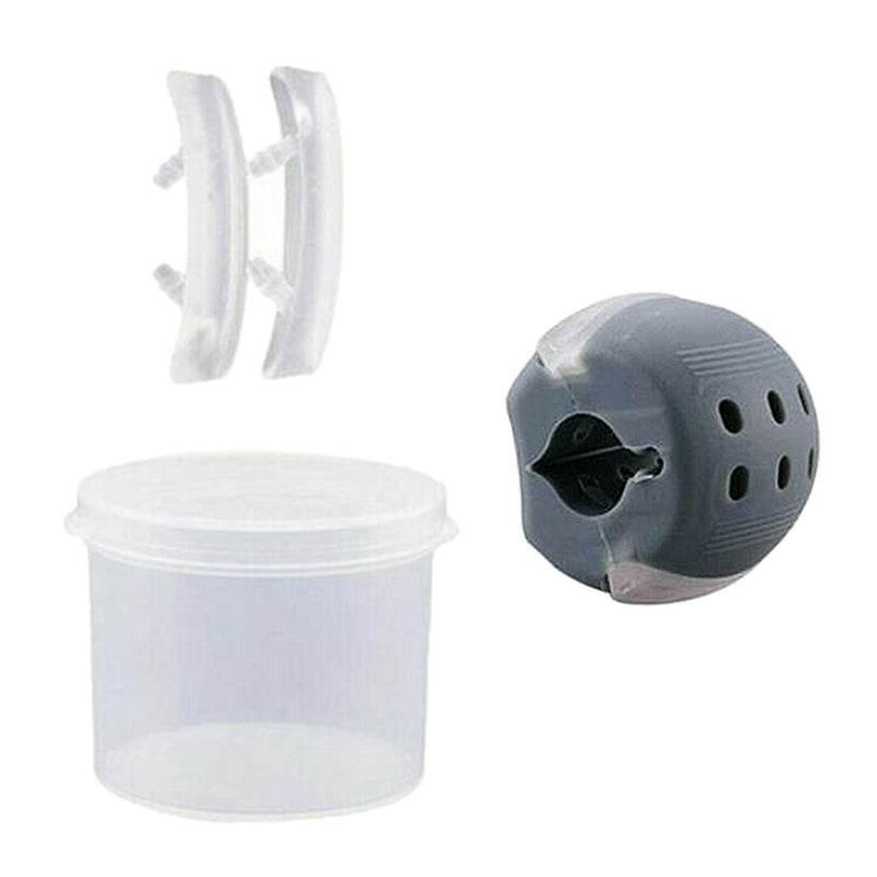 Exercise Fitness Ball Neck Facial Muscle Toning Lifting Jaw Fitness Gray