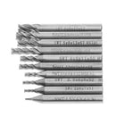 10pcs 1.5-6mm HSS Straight Shank 4 Flute End Mill Cutter CNC Drill Bit Tool set