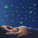 Luminous Wall Stickers Butterfly Swan Night Glow Wall Decals Bedroom Decor A
