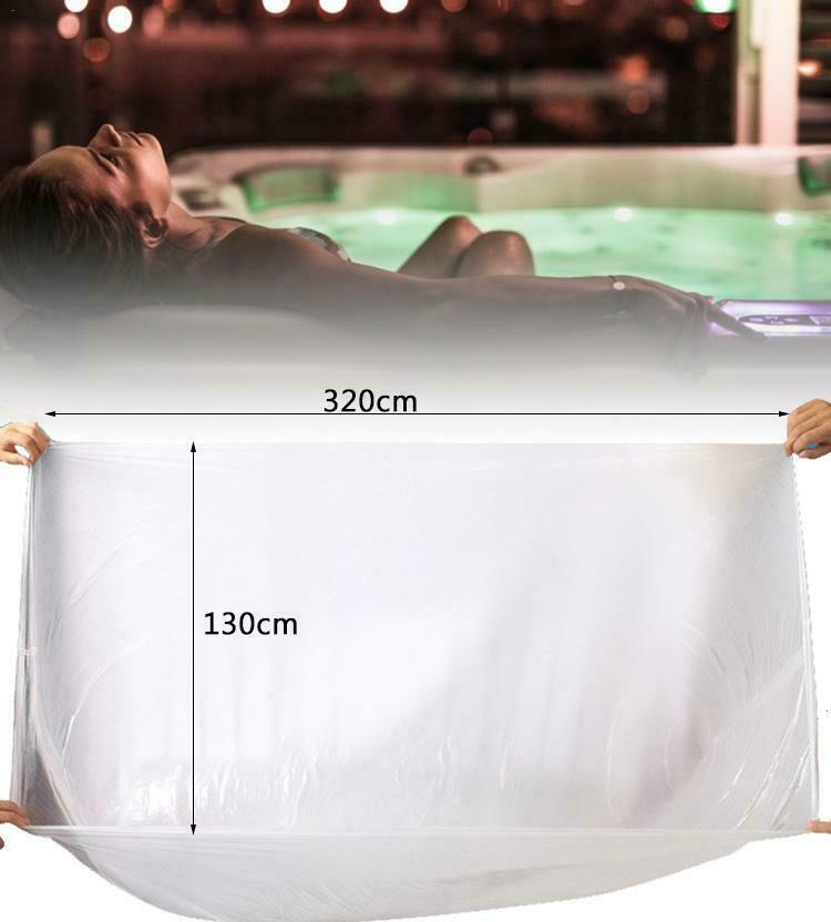 10PCS Disposable Bathtub Cover Bathing Bag Cover Film For Travel SPA Hotel Bath