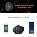 Wireless Car Steering Wheel Bluetooth 4.0 Remote Control for Android IOS