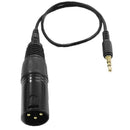 3.5mm Male To XLR Female Stereo Mic Cable Mixer Speaker 35mm
