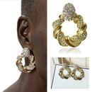New Women Geometric Statement Drop Dangle Earrings Wedding Jewelry V9T0