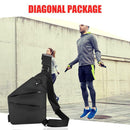 Men Linen Canvas Casual Chest Pack Sports Outdoor Crossbody Satchel Handbag