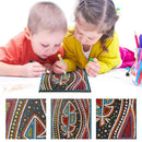 DIY Leaves Special Shaped Diamond Painting 50 Pages A5 Notebook Sketchbook