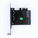 1X(Super Speed Usb 3.0 Pci-E 2 Port Pci Express Expansion Card 19-Pin Power