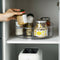 Clear 11inch Lazy Susan Turntable Cupboard Organizer,Multi-Functional Spice Rack