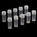 10pcs Plastic Sample Bottle 5ml Test Tube Small Bottle Vial Storage ContainerME