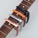 Zinc Alloy Guitar Capo Tuner Trigger Quick Change Key Clamp Bronze