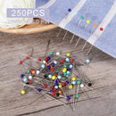 250pcs Sewing Pins Ball Glass Head Pins Straight Quilting Pins DIY Sewing Craft