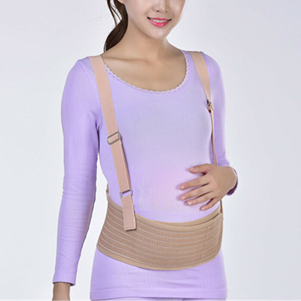 Maternity Belt Shoulder Strap Abdomen Support Pregnant Belly Band Tummy Bandage