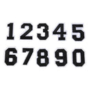 10PCSDIY Number Embroidery Sew On Iron On Patch Badge Bag Fabric Applique Craft&