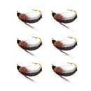 6pcs Fly Fishing Flies - Brown Scud 1.4cm