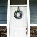 Artificial Wreath, Door Wreath 17 Inch Lavender Spring Wreath Round Wreath