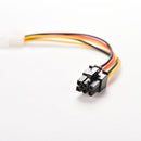 4 Pin Molex Male to 6 Pin PCI- Express PCIE Female Power Adapter Cable Cor  NMTE