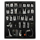 32Pcs Domestic Sewing Machine Presser Foot Feet Kit Set