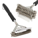 Portable BBQ Grill Brush Charcoal Gas Grilling Cleaning Brushes Scraper