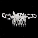 Bridal Wedding Bride Crystal Hair Clip Comb Slide Headdress Tiara Jewelry