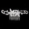 Bridal Wedding Bride Crystal Hair Clip Comb Slide Headdress Tiara Jewelry