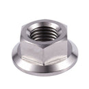 M10 x 1.25 mm TC4 titanium Ti flanged nut for screws SCREW-fastener