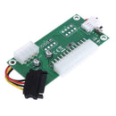 2pcs PC Desktop ATX 24Pin Dual PSU Power Supply Starter Cable for BTC Miner