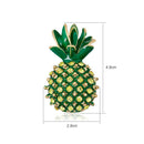 Elegant Pineapple Pins Brooch Rhinestone Badges Jacket Jewelry Ornaments